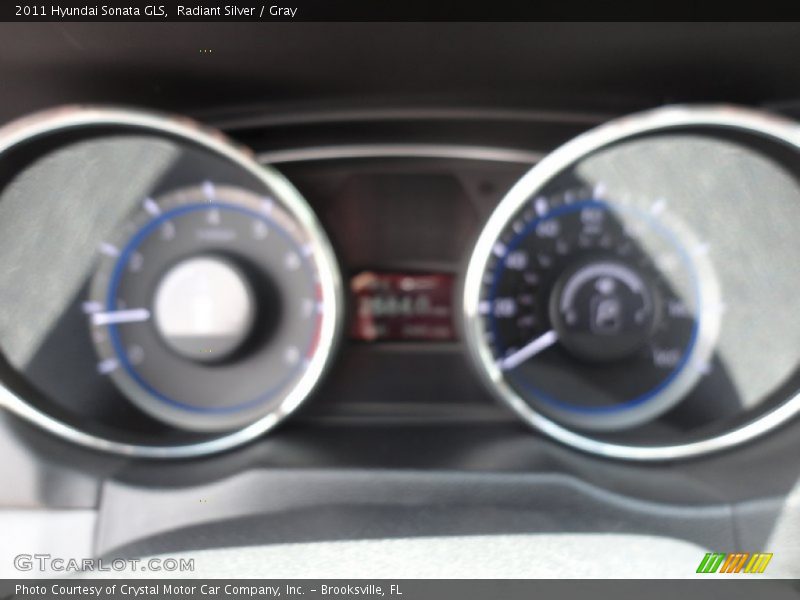 Radiant Silver / Gray 2011 Hyundai Sonata GLS