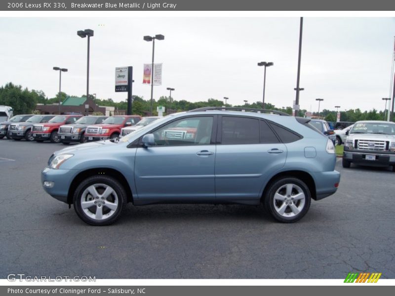 Breakwater Blue Metallic / Light Gray 2006 Lexus RX 330