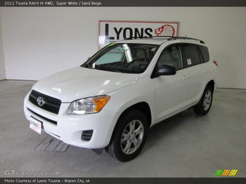 Super White / Sand Beige 2011 Toyota RAV4 I4 4WD