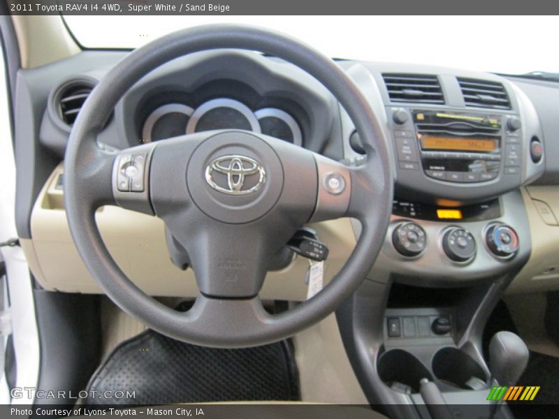 Super White / Sand Beige 2011 Toyota RAV4 I4 4WD