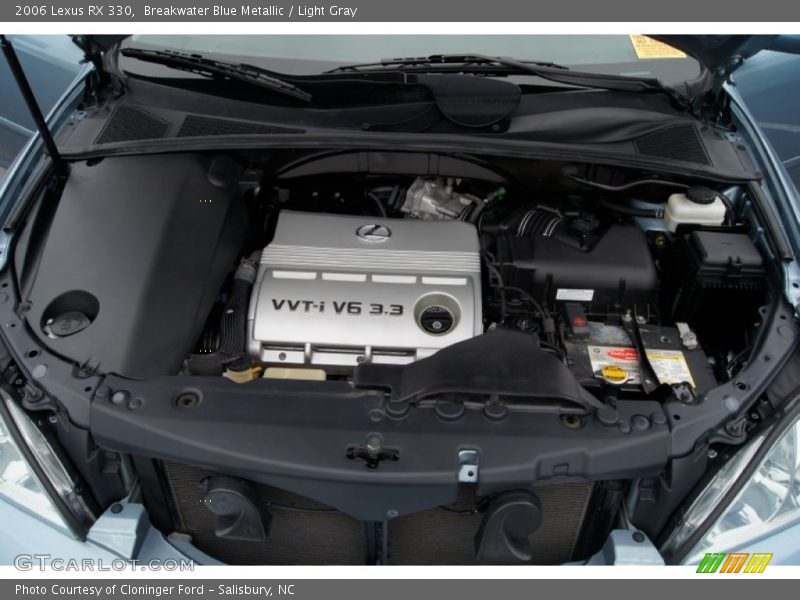 Breakwater Blue Metallic / Light Gray 2006 Lexus RX 330