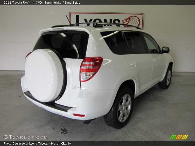 Super White / Sand Beige 2011 Toyota RAV4 I4 4WD