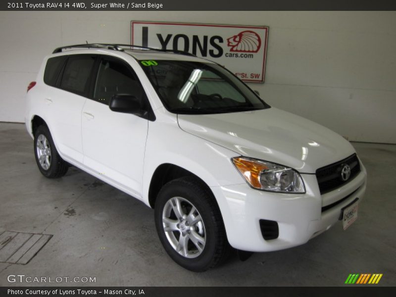 Super White / Sand Beige 2011 Toyota RAV4 I4 4WD