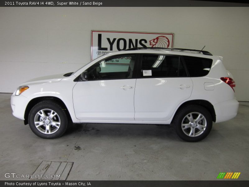 Super White / Sand Beige 2011 Toyota RAV4 I4 4WD