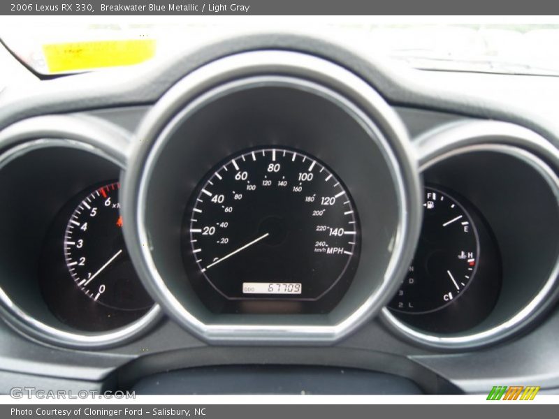 Breakwater Blue Metallic / Light Gray 2006 Lexus RX 330