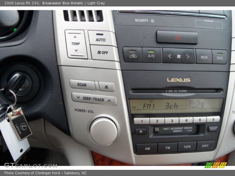 Breakwater Blue Metallic / Light Gray 2006 Lexus RX 330