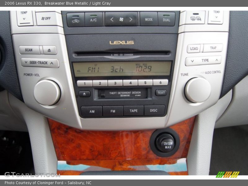 Breakwater Blue Metallic / Light Gray 2006 Lexus RX 330