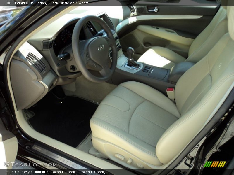 Black Obsidian / Wheat 2008 Infiniti G 35 Sedan