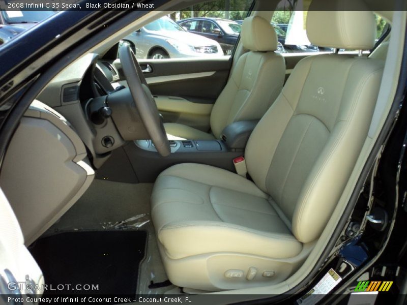 Black Obsidian / Wheat 2008 Infiniti G 35 Sedan