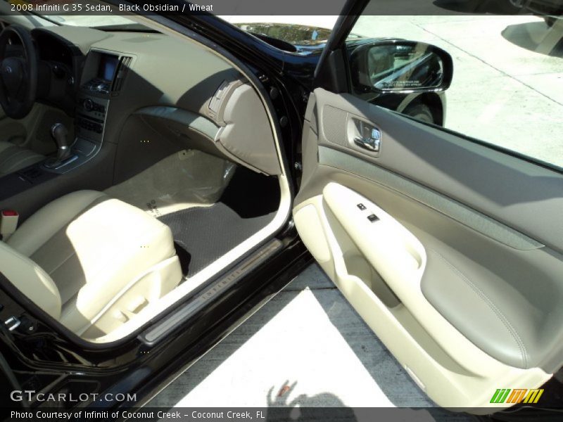 Black Obsidian / Wheat 2008 Infiniti G 35 Sedan