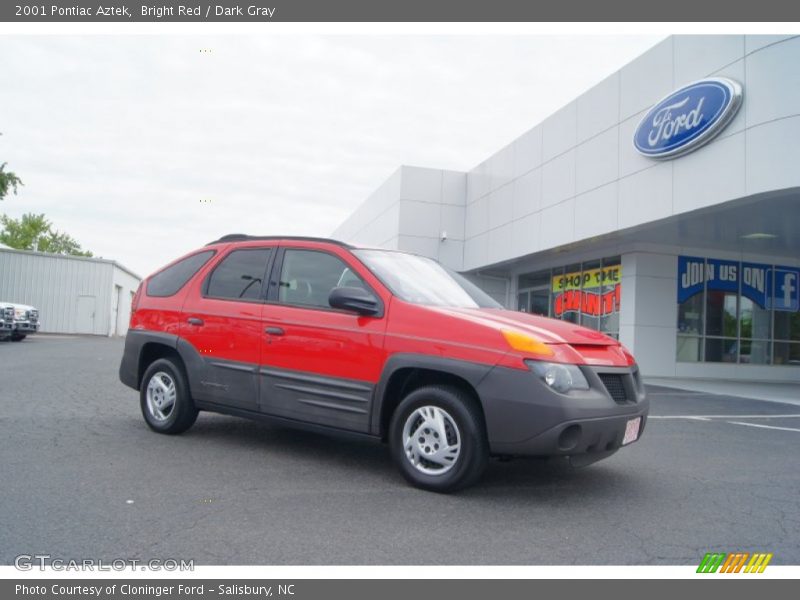 Bright Red / Dark Gray 2001 Pontiac Aztek