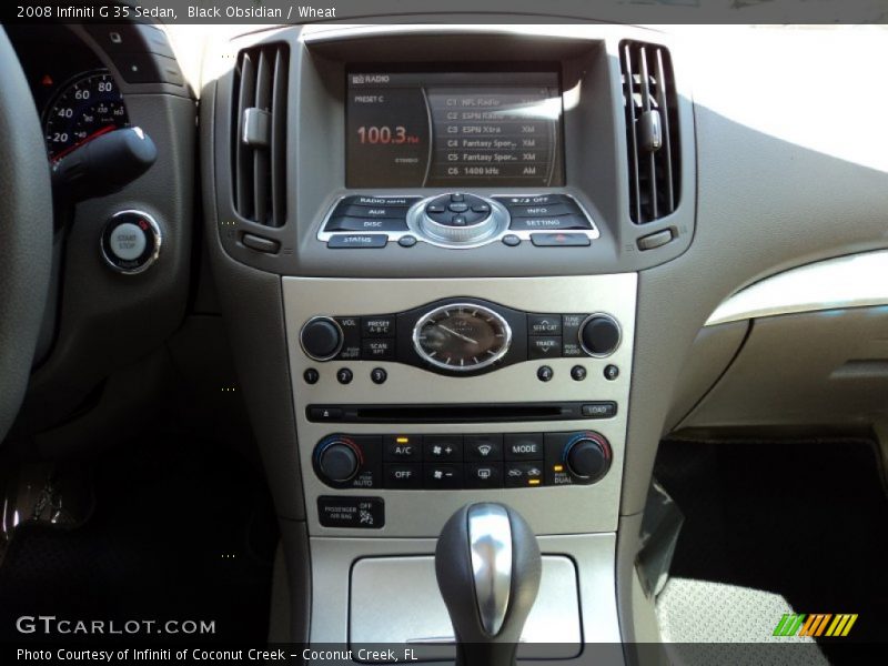 Black Obsidian / Wheat 2008 Infiniti G 35 Sedan