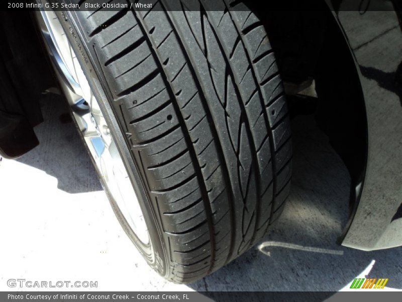 Black Obsidian / Wheat 2008 Infiniti G 35 Sedan