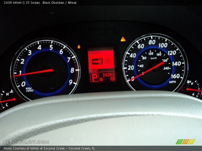 Black Obsidian / Wheat 2008 Infiniti G 35 Sedan