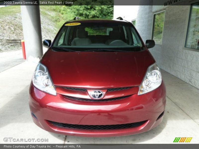 Salsa Red Pearl / Stone 2009 Toyota Sienna LE