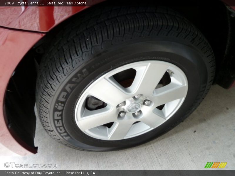 Salsa Red Pearl / Stone 2009 Toyota Sienna LE