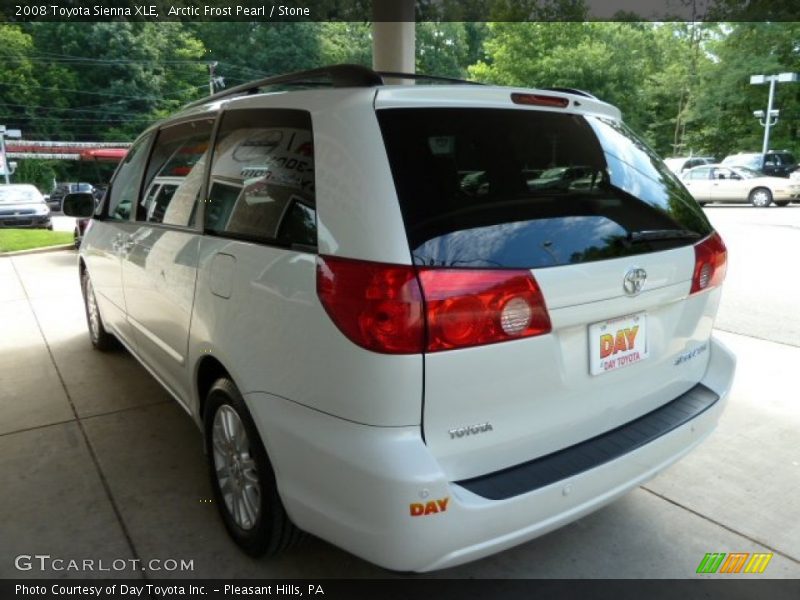 Arctic Frost Pearl / Stone 2008 Toyota Sienna XLE