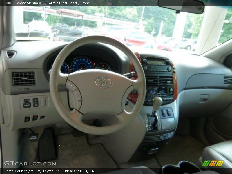 Arctic Frost Pearl / Stone 2008 Toyota Sienna XLE