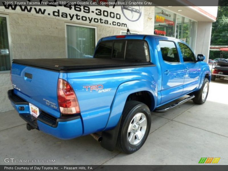 Speedway Blue / Graphite Gray 2005 Toyota Tacoma PreRunner TRD Sport Double Cab