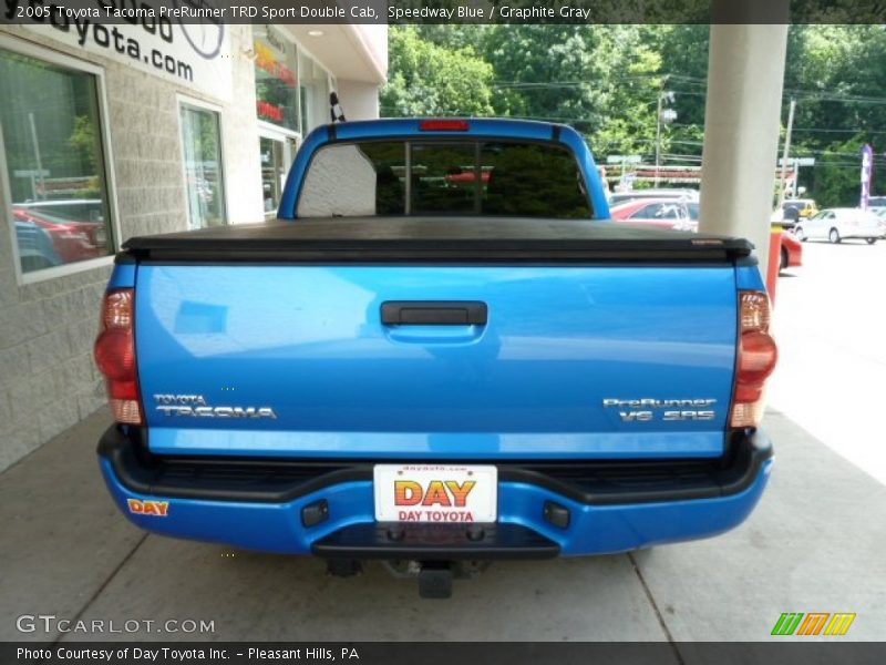 Speedway Blue / Graphite Gray 2005 Toyota Tacoma PreRunner TRD Sport Double Cab