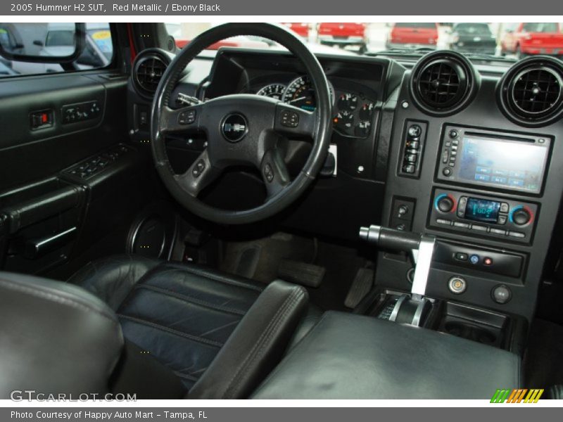 Red Metallic / Ebony Black 2005 Hummer H2 SUT