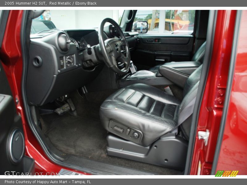 Red Metallic / Ebony Black 2005 Hummer H2 SUT