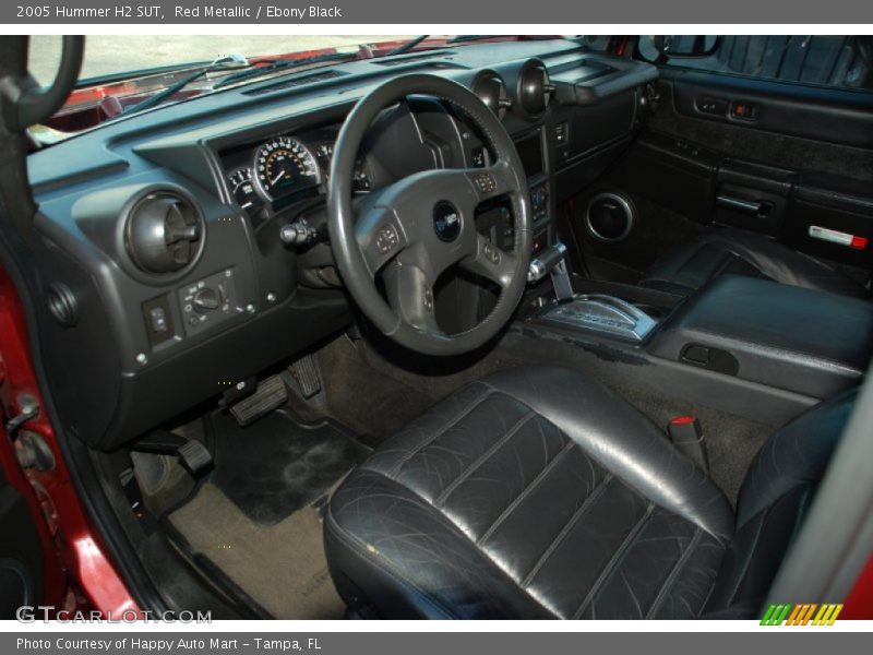 Red Metallic / Ebony Black 2005 Hummer H2 SUT