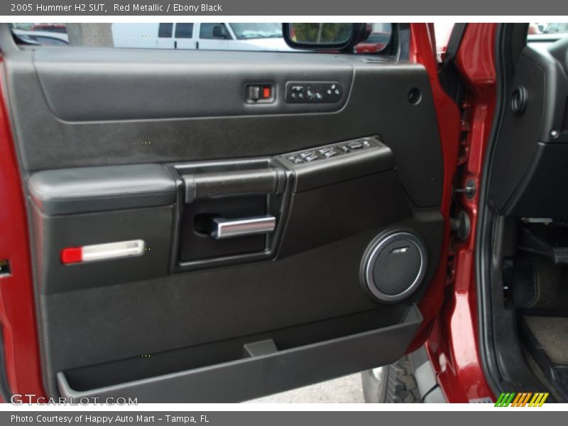 Red Metallic / Ebony Black 2005 Hummer H2 SUT