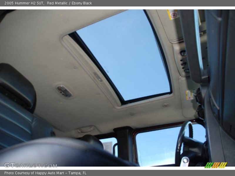 Red Metallic / Ebony Black 2005 Hummer H2 SUT