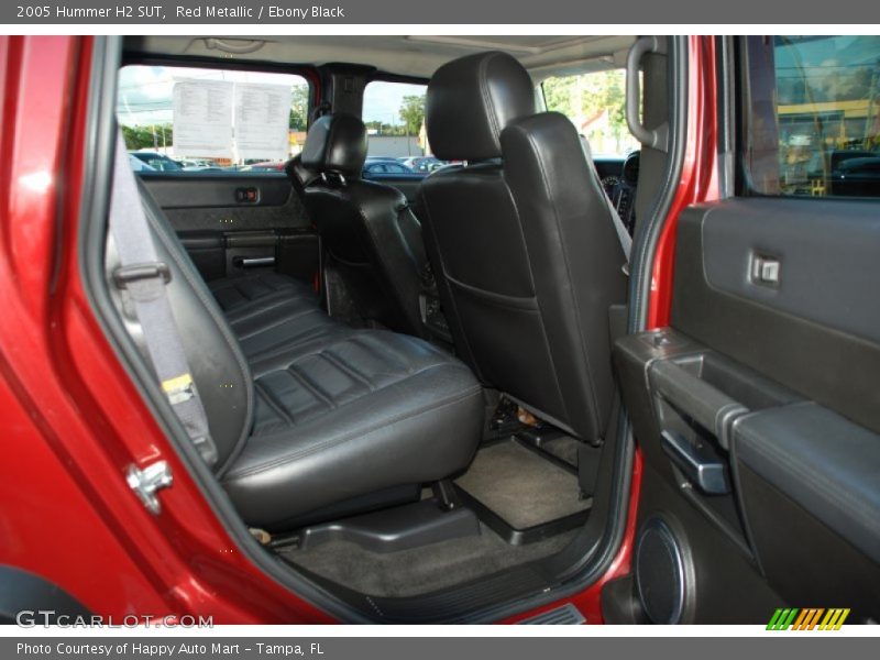 Red Metallic / Ebony Black 2005 Hummer H2 SUT