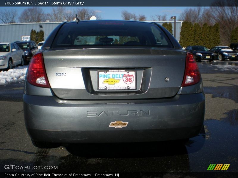 Storm Gray / Gray 2006 Saturn ION 3 Sedan