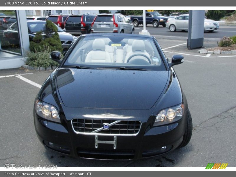 Solid Black / Calcite Cream 2008 Volvo C70 T5