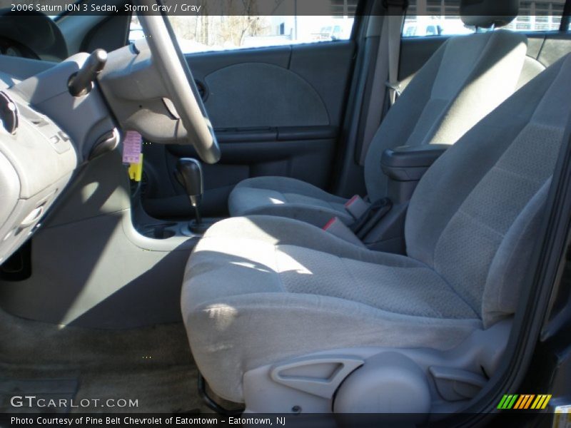Storm Gray / Gray 2006 Saturn ION 3 Sedan