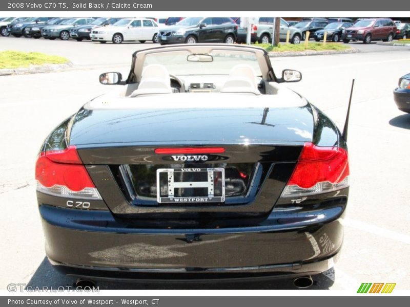 Solid Black / Calcite Cream 2008 Volvo C70 T5