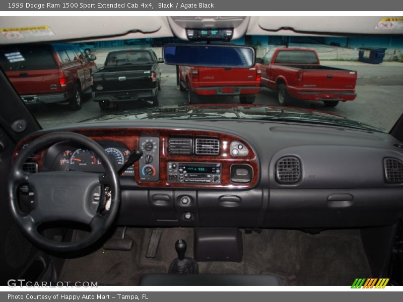 Black / Agate Black 1999 Dodge Ram 1500 Sport Extended Cab 4x4