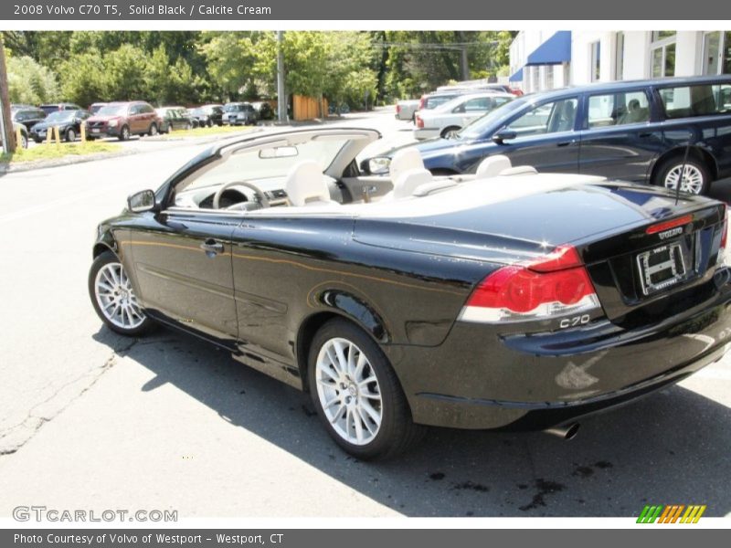 Solid Black / Calcite Cream 2008 Volvo C70 T5
