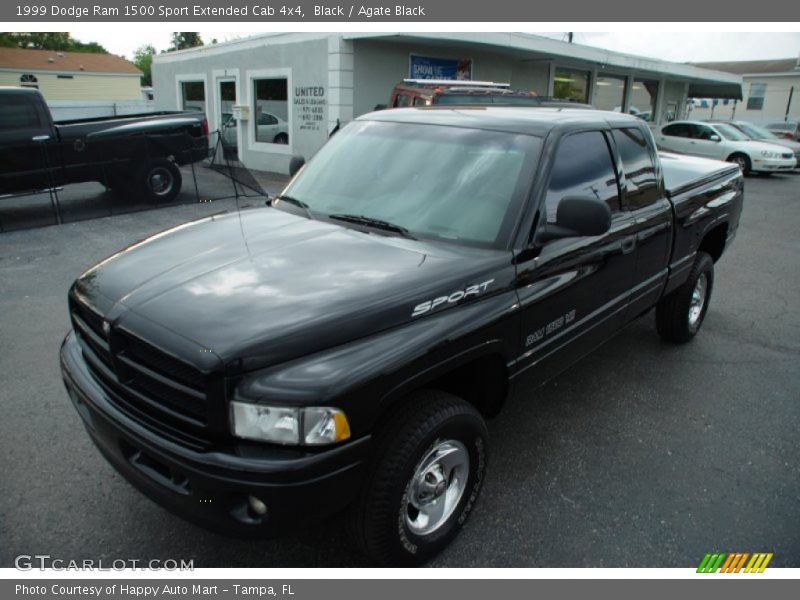 Black / Agate Black 1999 Dodge Ram 1500 Sport Extended Cab 4x4