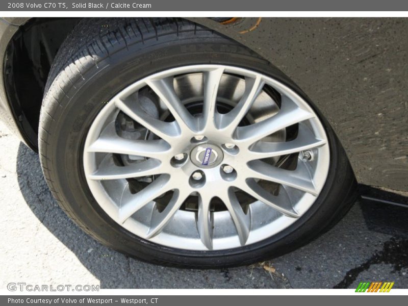 Solid Black / Calcite Cream 2008 Volvo C70 T5