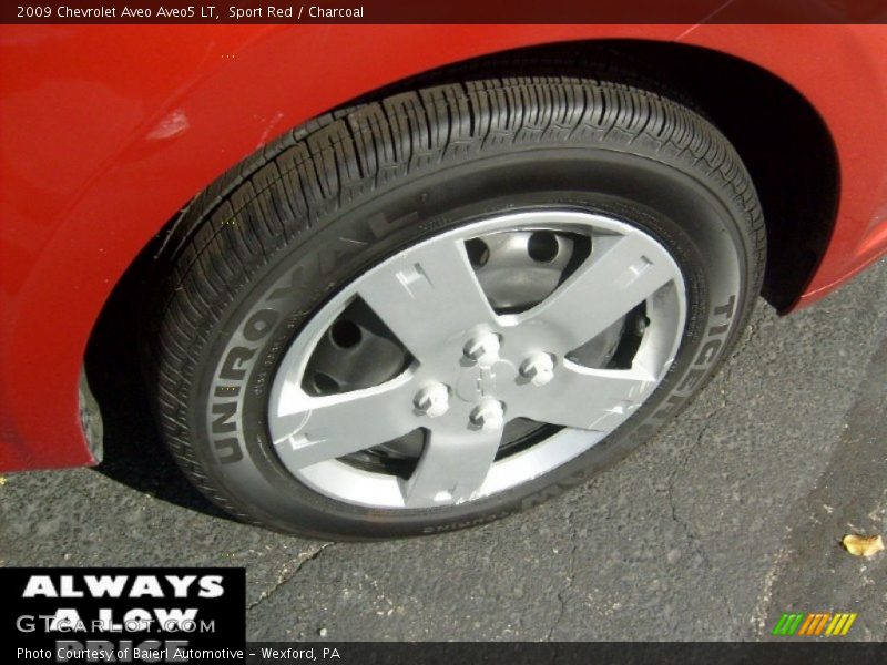 Sport Red / Charcoal 2009 Chevrolet Aveo Aveo5 LT