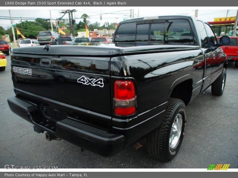 Black / Agate Black 1999 Dodge Ram 1500 Sport Extended Cab 4x4