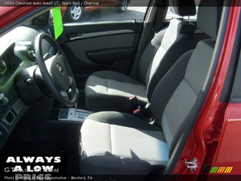 Sport Red / Charcoal 2009 Chevrolet Aveo Aveo5 LT
