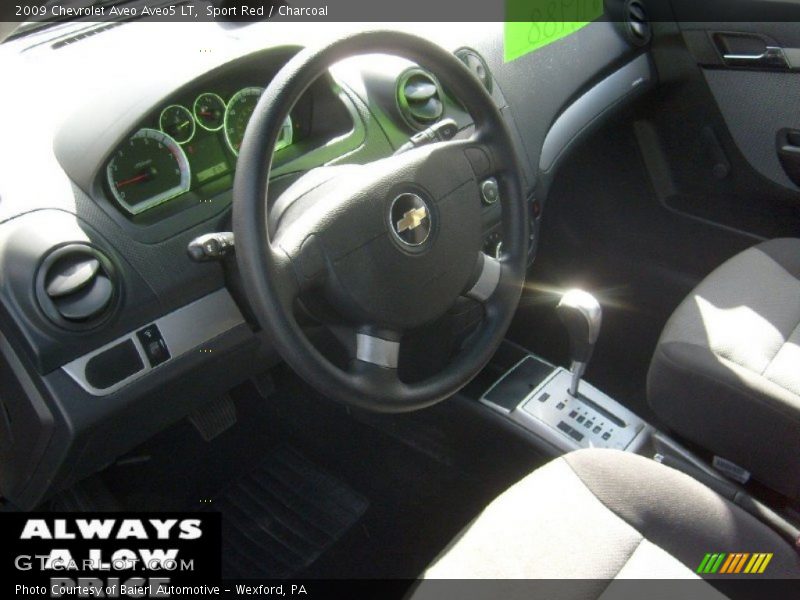 Sport Red / Charcoal 2009 Chevrolet Aveo Aveo5 LT