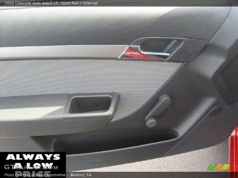 Sport Red / Charcoal 2009 Chevrolet Aveo Aveo5 LT