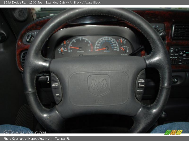 Black / Agate Black 1999 Dodge Ram 1500 Sport Extended Cab 4x4