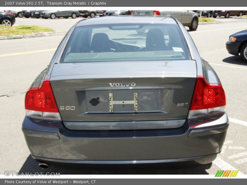 Titanium Gray Metallic / Graphite 2007 Volvo S60 2.5T