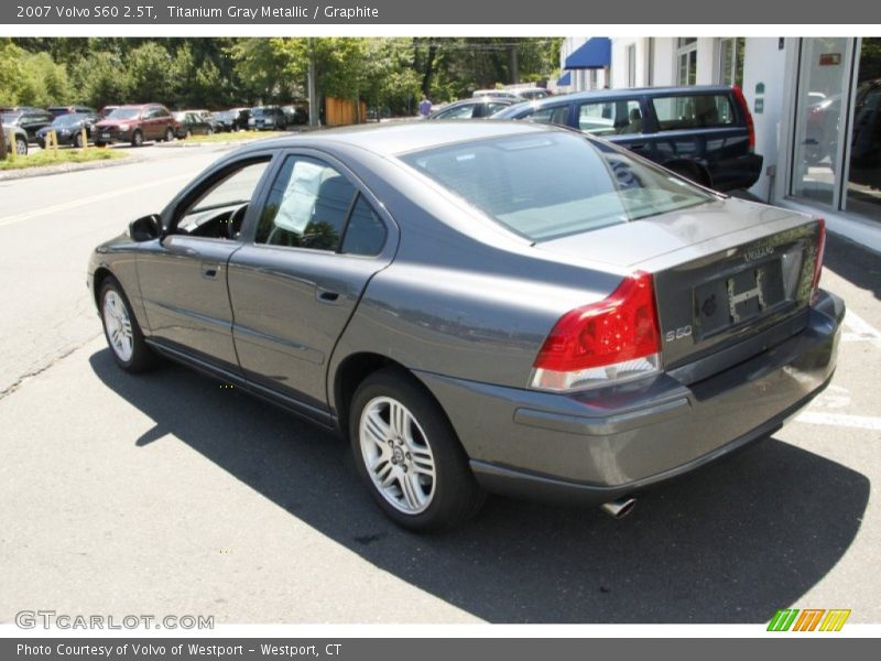 Titanium Gray Metallic / Graphite 2007 Volvo S60 2.5T