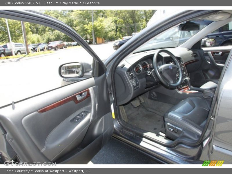 Titanium Gray Metallic / Graphite 2007 Volvo S60 2.5T