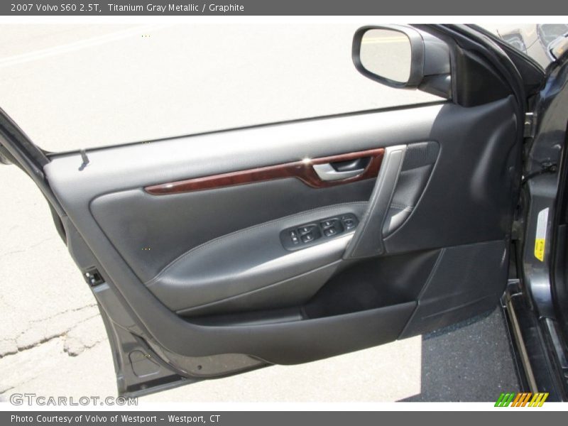 Titanium Gray Metallic / Graphite 2007 Volvo S60 2.5T