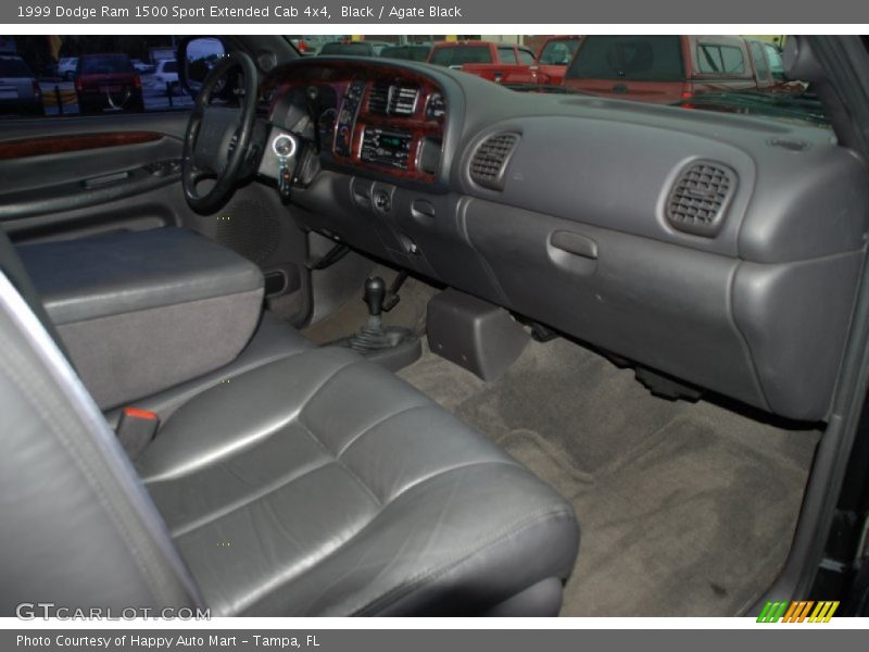 Black / Agate Black 1999 Dodge Ram 1500 Sport Extended Cab 4x4