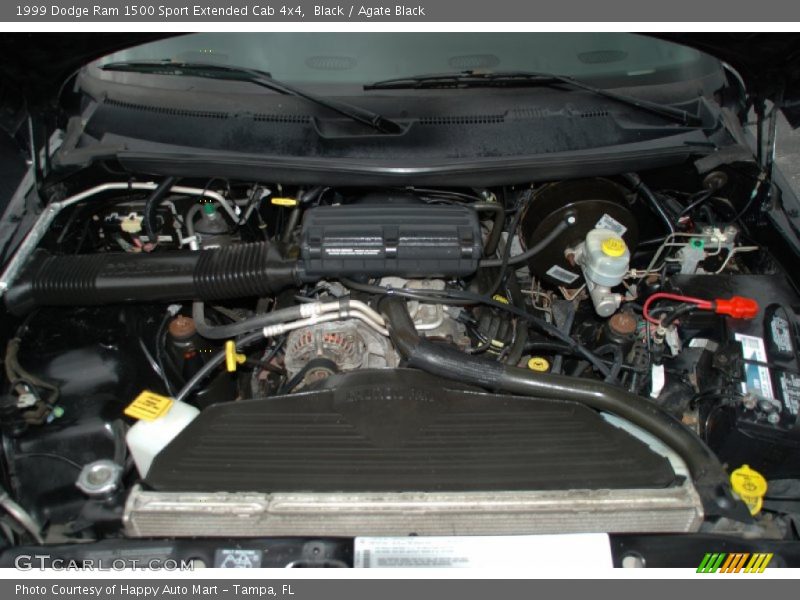  1999 Ram 1500 Sport Extended Cab 4x4 Engine - 5.9 Liter OHV 16-Valve V8